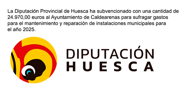 Imagen Subvención D.P. Huesca.- Mantenimiento y reparación de instalaciones y servicios municipales
